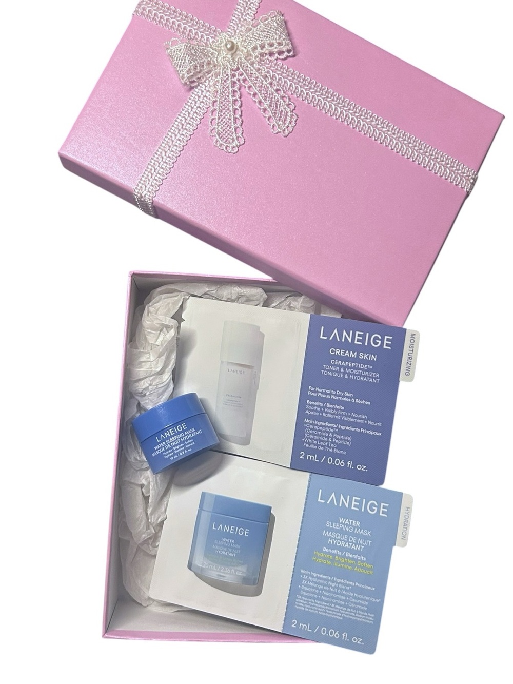Pink Beauty Gift Box – Laneige Korean Skincare NEW